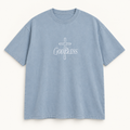 Protected by Purpose Mineral-Wash Tee Blue