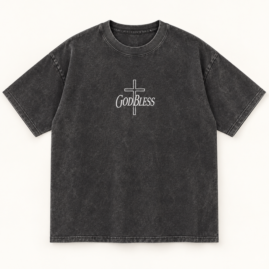 Protected by Purpose Mineral-wash Tee Black